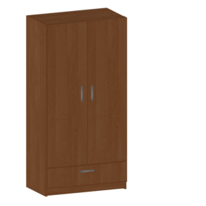 Гардероб две врати и чекмедже 1800/900/520